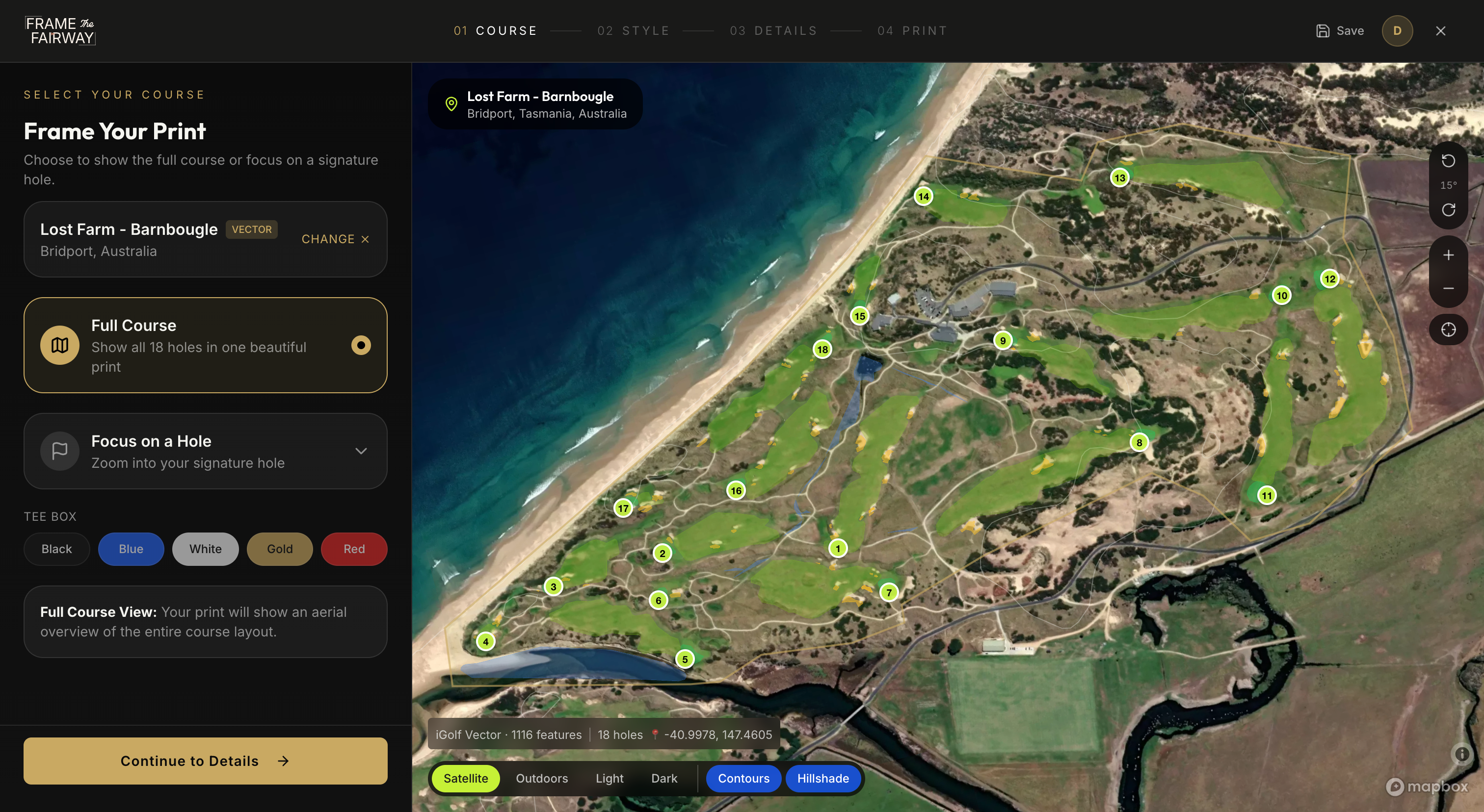 Select the course you love